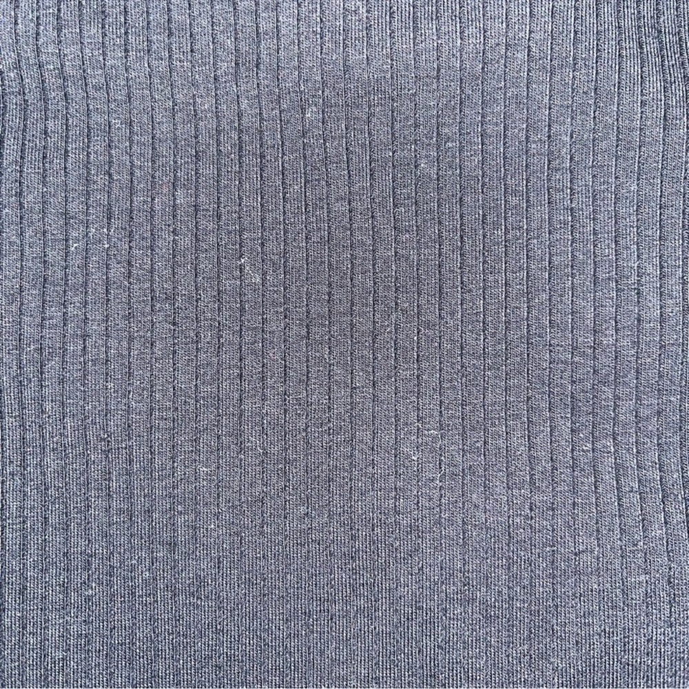 🐱PINK Victoria's Secret stretch cotton mock- neck Black Long Sleeve Dress - Picture 5 of 7